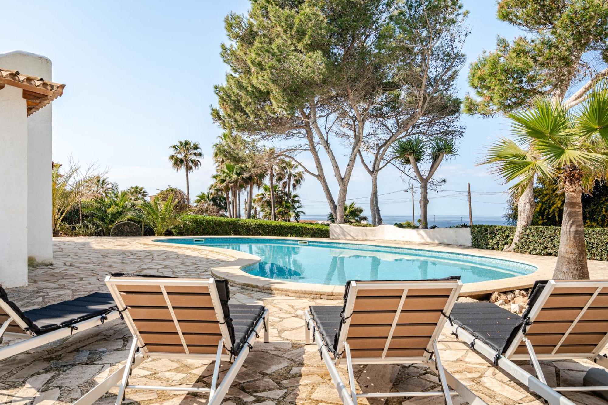 Gigantische Villa Mit Meerblick, Panoramablick & Pool-Oase Cala Pi  Extérieur photo